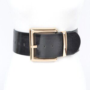 BNWT Plus Size Iconic Black Color Wide Belt Fashion Belt Black Belt